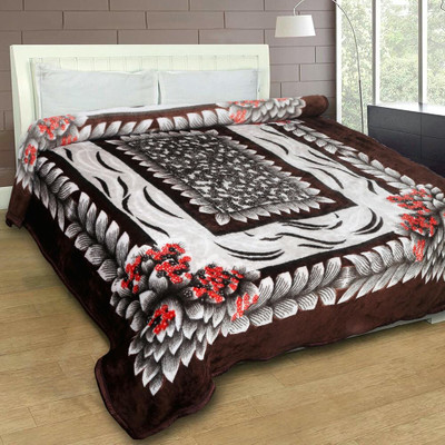MAGICAL Printed Double Mink Blanket for  Heavy Winter(Microfiber, Printed-16)