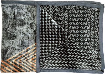 HOMIEE Floral Single AC Blanket for  AC Room(Polyester, Green Lining)