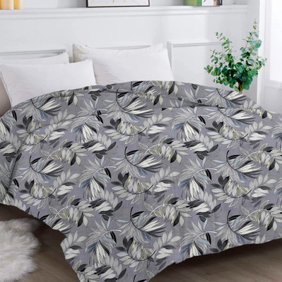 Flipkart SmartBuy Printed Double Comforter for  AC Room(Microfiber, Grey & Multi17)