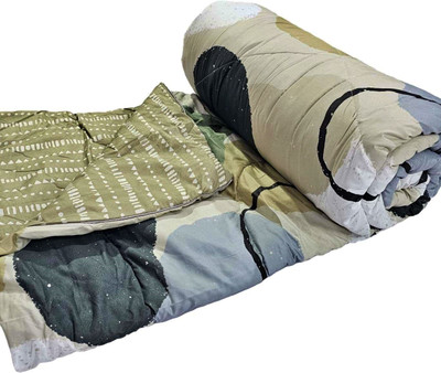 lacoza 3D Printed Double Comforter for  AC Room(Microfiber, Multi-22)