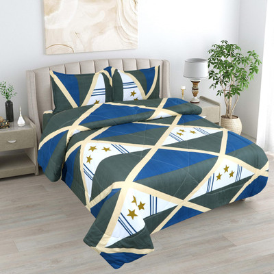 Homerica Printed Single Comforter for  AC Room(Microfiber, STARRY)
