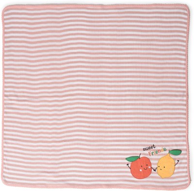 Mi Arcus Printed Single Swaddling Baby Blanket for  Mild Winter(Cotton, Orange)