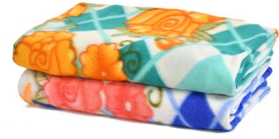 BSB HOME Printed Single Fleece Blanket for  Mild Winter(Polyester, Multicolor)