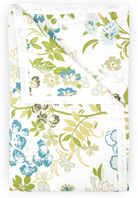 Divine Casa Printed Single Dohar for  Heavy Winter(Cotton, Green Banana)