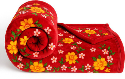 Flipkart SmartBuy Printed Double Mink Blanket for  Mild Winter(Polyester, Multicolor 2 500 GSM weight 1.5kg- Ultra-Soft & Warm Blanket)