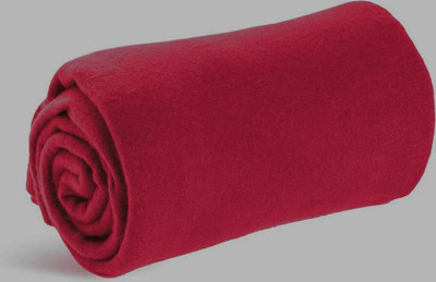 Supreme Home Collective Solid Single AC Blanket for  Mild Winter(Polyester, Maroon)