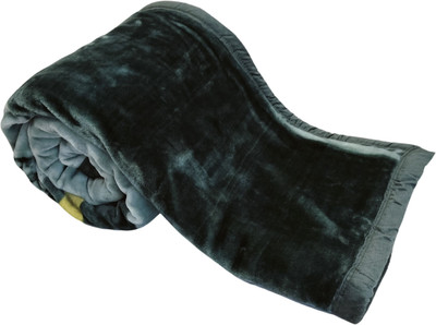 WARZMY Floral Single AC Blanket for  Heavy Winter(Polyester, Green Multi)