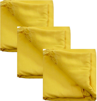 EthnicAlive Solid Single Top Sheet for  AC Room(Microfiber, White)