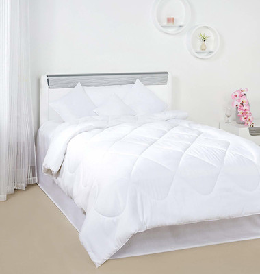 Flipkart SmartBuy 3D Printed Single Comforter for  AC Room(Microfiber, White)