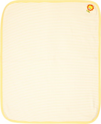 BodyCare Solid Crib Quilt for  Mild Winter(Woollen Blend, Step Yellow)