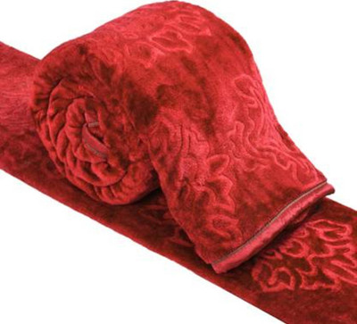 SIMAM Abstract Double Mink Blanket for  Mild Winter(Microfiber, Maroon 92)