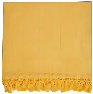 SilkXone Solid Queen Comforter for  AC Room(Cotton, Yellow)