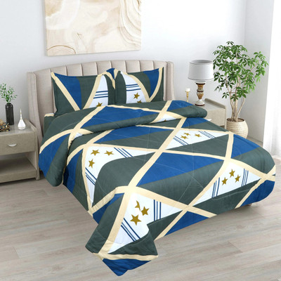 Homerica Printed Single Comforter for  AC Room(Microfiber, STARRY)