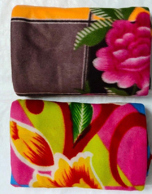 SIMAM Abstract Single Fleece Blanket for  AC Room(Microfiber, Printed)