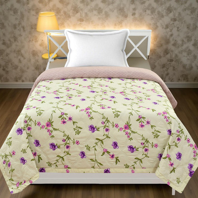 Razzai Solid Single AC Blanket for  AC Room(Microfiber, Soft Ivory)