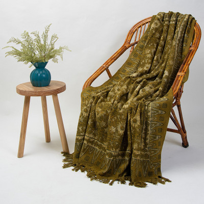 Dmaasa Printed, Floral Single Throw for  Heavy Winter(Cotton, Multicolor)