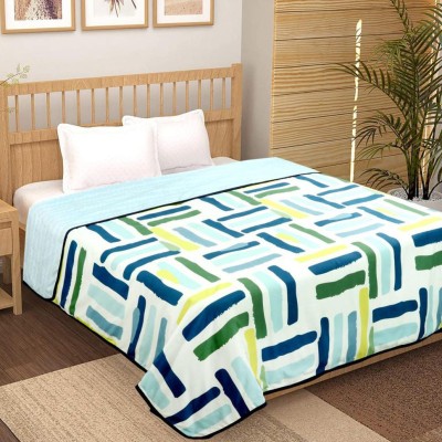 BSB HOME Striped Single Dohar for  AC Room(Cotton, Grey & Multicolor)