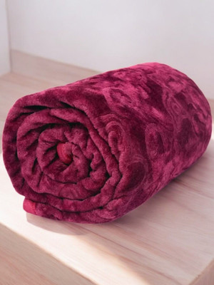 shree karni export Floral Double Mink Blanket for  Heavy Winter(Microfiber, Multicolor)