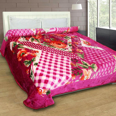 MAGICAL Printed Single Mink Blanket for  Heavy Winter(Microfiber, Printed-17)