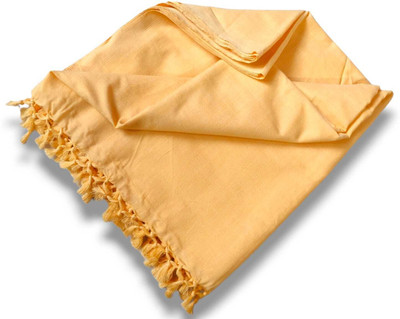 DRISHTI Solid Double Comforter for  AC Room(Silk, Yellow)