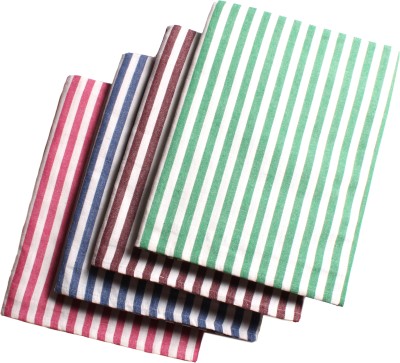 Sharan Elegance Striped Single AC Blanket for  Mild Winter(Cotton, Blue, Pink, Maroon, Green)