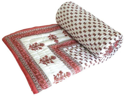 shree karni export Floral Double Comforter for  Mild Winter(Microfiber, Multicolor)