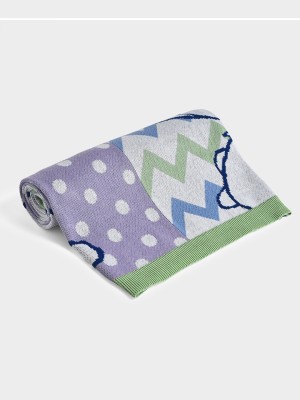Mi Arcus Printed Single Crib Baby Blanket for  AC Room(Cotton, Multicolor)
