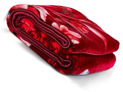 ACZO FEEL Solid Double Mink Blanket for  Heavy Winter(Microfiber, Multicolor)