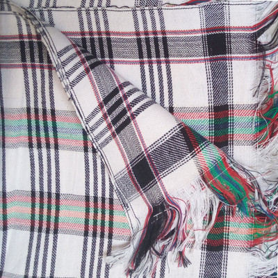 Flamant Checkered Single Throw for  Mild Winter(Poly Cotton, Multicolor)