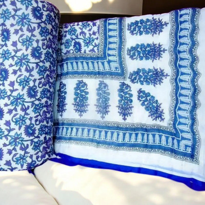 shree karni export Floral Single Quilt for  Heavy Winter(Polyester, Multicolor)