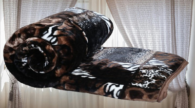 KIXTA Printed Double Mink Blanket for  Heavy Winter(Microfiber, Multicolor)