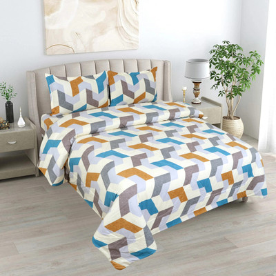 Homerica Printed Single Comforter for  AC Room(Microfiber, TILES)