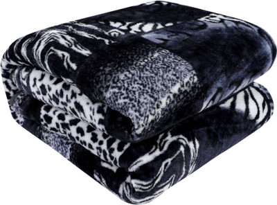 KIXTA Printed Double Mink Blanket for  Heavy Winter(Microfiber, Multicolor)