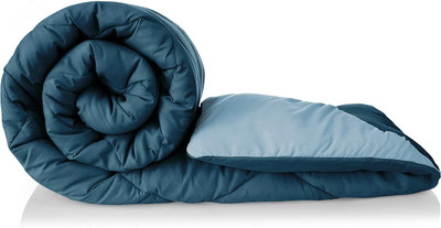 BSB HOME Solid Double AC Blanket for  Heavy Winter(Microfiber, Aqua & Teal)