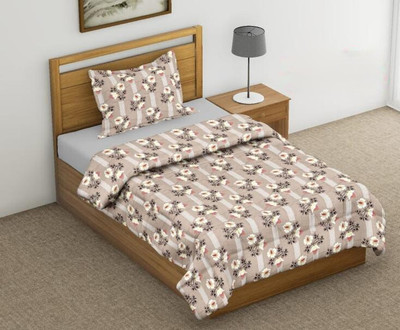 Linenovation Printed Double Comforter for  Mild Winter(Poly Cotton, Printed)