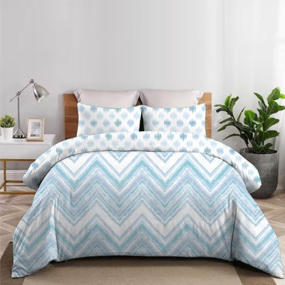 KWALITY DREAMS Geometric Double Comforter for  AC Room(Cotton, Multicolor Orange)