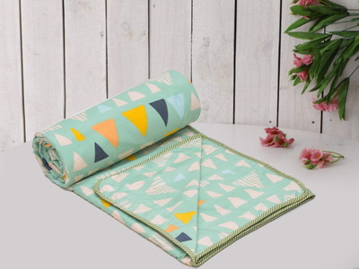 Flipkart SmartBuy Printed Single Dohar for  AC Room(Microfiber, Green)