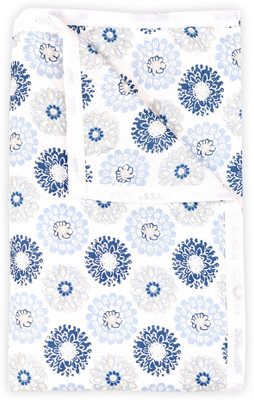 Divine Casa Printed Double Dohar for  AC Room(Cotton, Dutch Blue)
