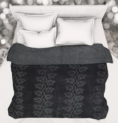 MFI Solid Single AC Blanket for  AC Room(Polyester, Grey)
