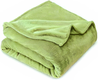 CHANDRAVATI Solid Single AC Blanket for  Heavy Winter(Polyester, PISTA)