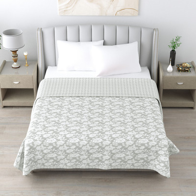 Barbarikk Floral Double Dohar for  AC Room(Cotton, PHM-Multi-03)