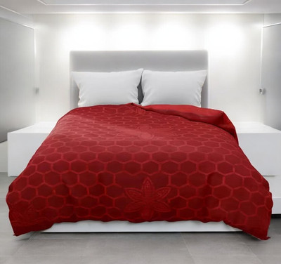 MFI Solid Single AC Blanket for  AC Room(Polyester, Maroon)