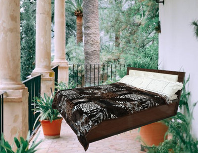 KIXTA Self Design Double Mink Blanket for  Heavy Winter(Microfiber, Multicolor)