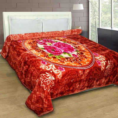 MAGICAL Printed Single Mink Blanket for  Heavy Winter(Microfiber, Printed-5)