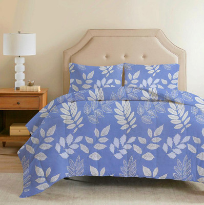 VAS COLLECTIONS Printed Double Comforter for  Heavy Winter(Microfiber, Grey & Sliver)