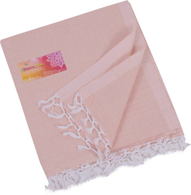 EthnicAlive Solid Single AC Blanket for  AC Room(Bamboo Cotton, Peach)