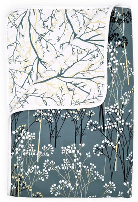 Divine Casa Printed Single Dohar for  AC Room(Microfiber, Beetle Grey)