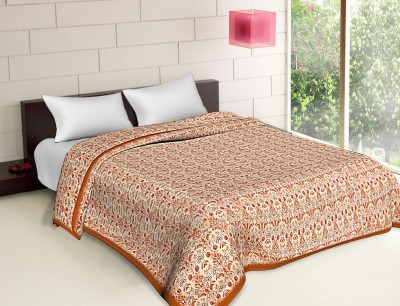 KUBER INDUSTRIES Paisley Double Dohar for  AC Room(Cotton, Cream)