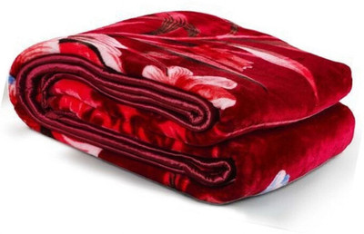 ACZO FEEL Solid Double Mink Blanket for  Mild Winter(Microfiber, Multicolor)