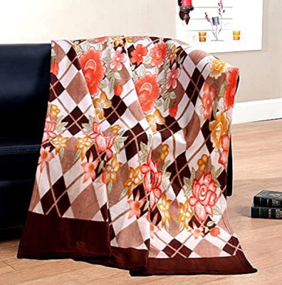 BSB HOME Printed Single Fleece Blanket for  Mild Winter(Polyester, Multicolor)